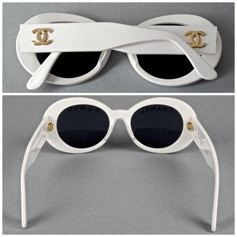 sunglasses chanel rare|Chanel sunglasses with clear sides.